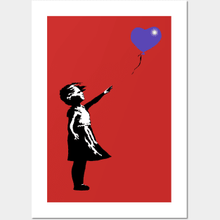 Girl With Balloon, Banksy, 2006. Posters and Art